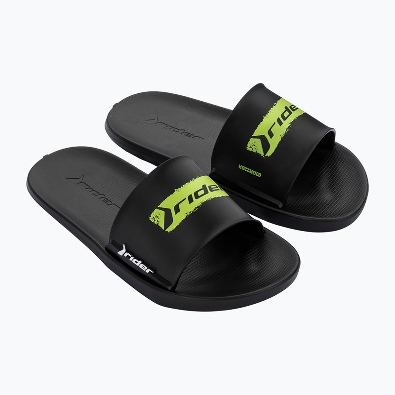 RIDER Speed In black-green vaikiškos šlepetės 11816-AE755 10