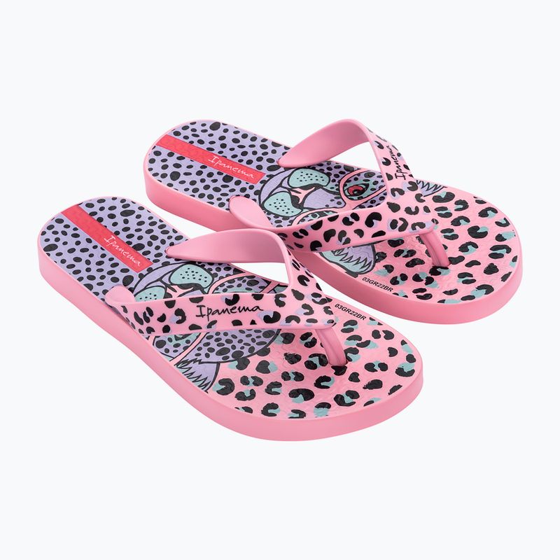 Ipanema Safari Fun Vaikų šlepetės rožinės ir violetinės 26851-AF799 9
