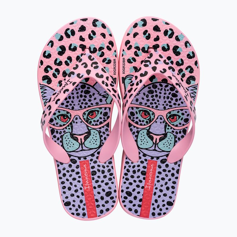 Ipanema Safari Fun Vaikų šlepetės rožinės ir violetinės 26851-AF799 10