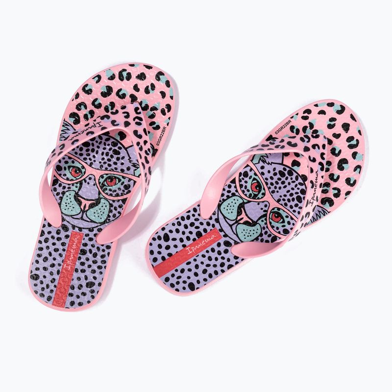 Ipanema Safari Fun Vaikų šlepetės rožinės ir violetinės 26851-AF799 11