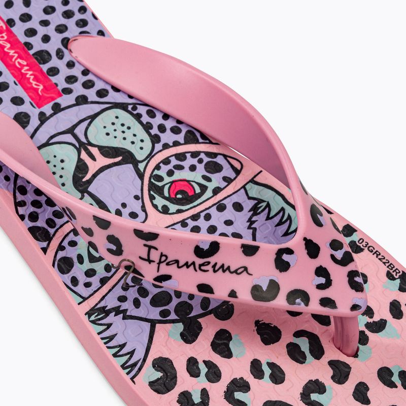 Ipanema Safari Fun Vaikų šlepetės rožinės ir violetinės 26851-AF799 7