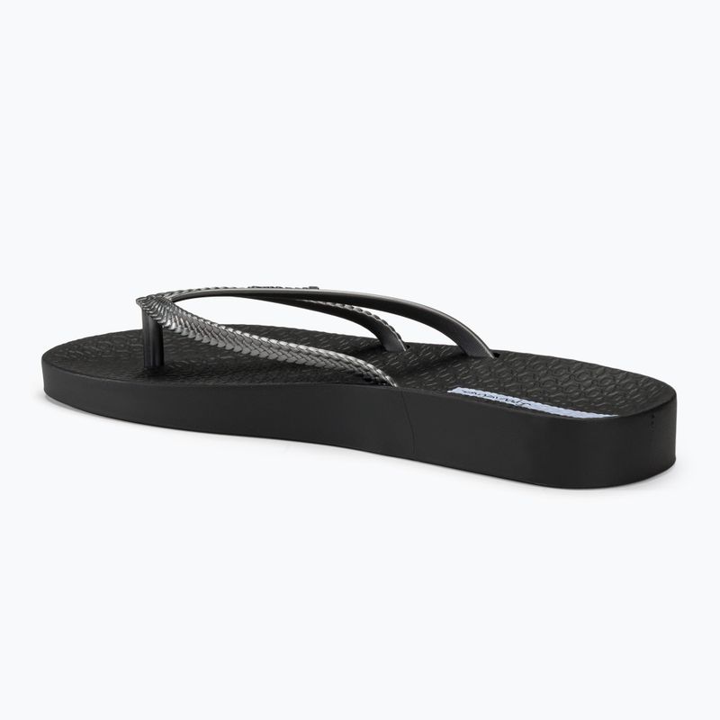 Moteriškos šlepetės per pirštą Ipanema Bossa Soft V black/silver 3