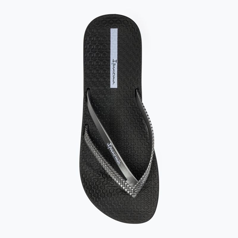 Moteriškos šlepetės per pirštą Ipanema Bossa Soft V black/silver 5