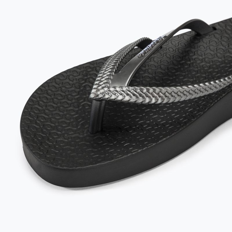 Moteriškos šlepetės per pirštą Ipanema Bossa Soft V black/silver 7