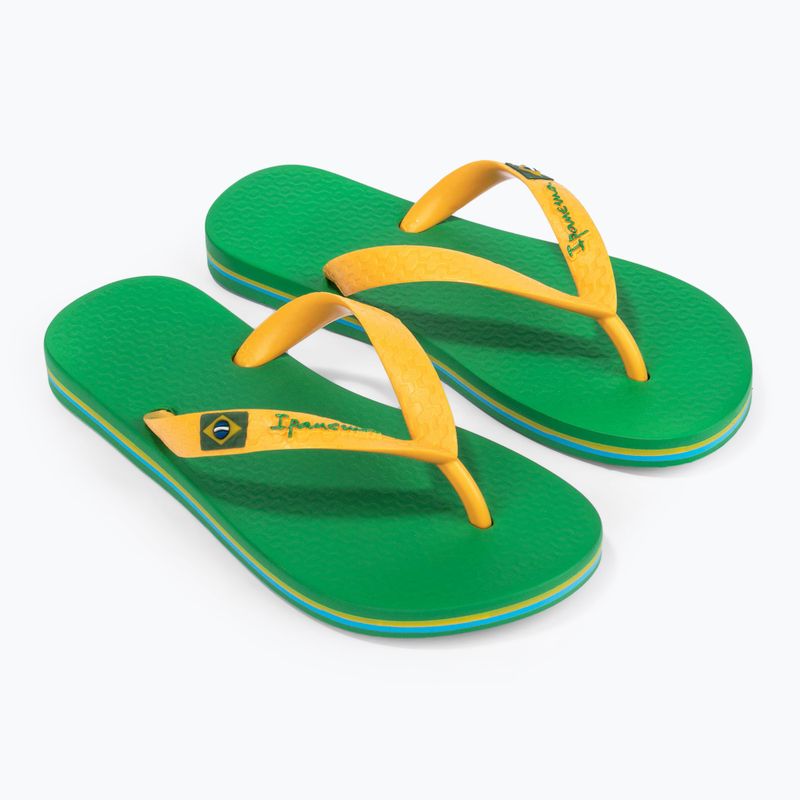 Vaikiškos šlepetės per pirštą Ipanema Clas Brasil II grey/yellow 8