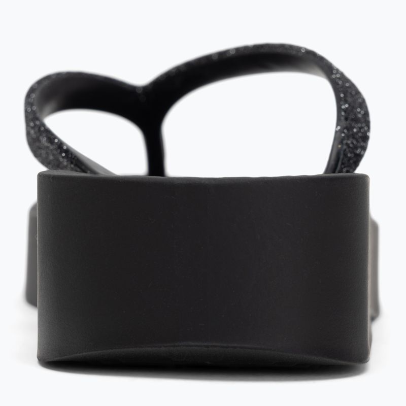 Moteriškos šlepetės per pirštą Ipanema Mesh Chic Plat black/glitter black 6