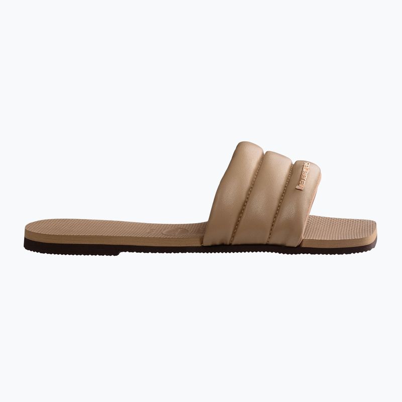 Moteriškos šlepetės Havaianas You Milan rose gold 9