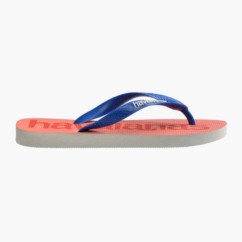 Šlepetės per pirštą Havaianas Top Logomania 2 white 9