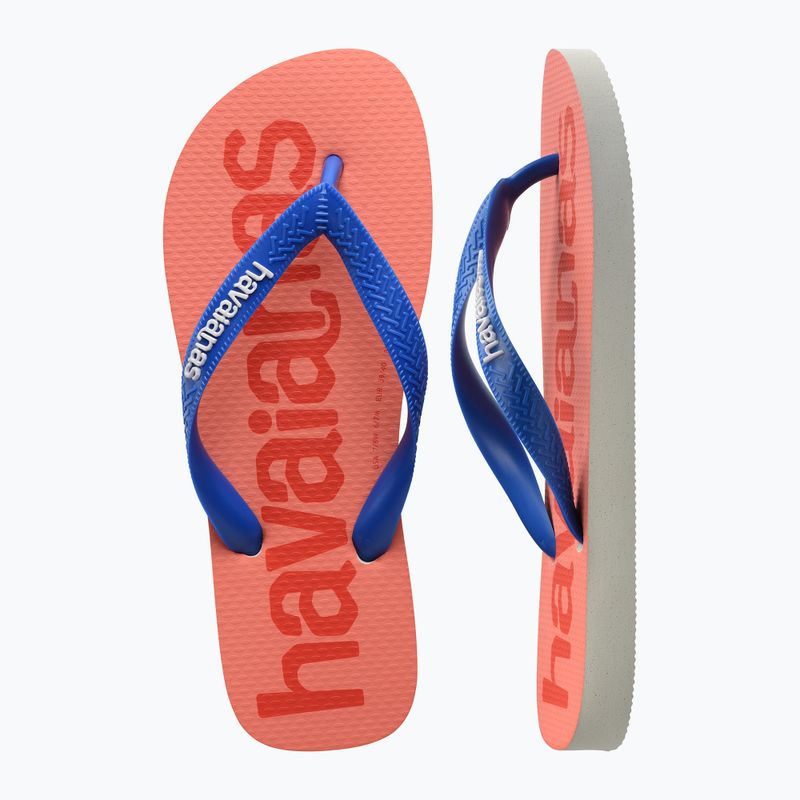 Šlepetės per pirštą Havaianas Top Logomania 2 white 11