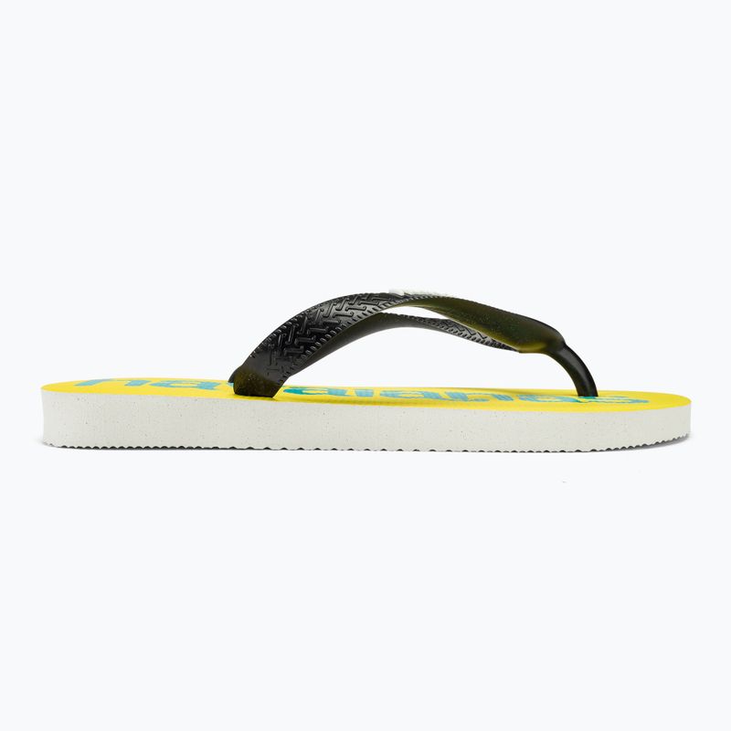 Šlepetės per pirštą Havaianas Top Logomania 2 white / black 2