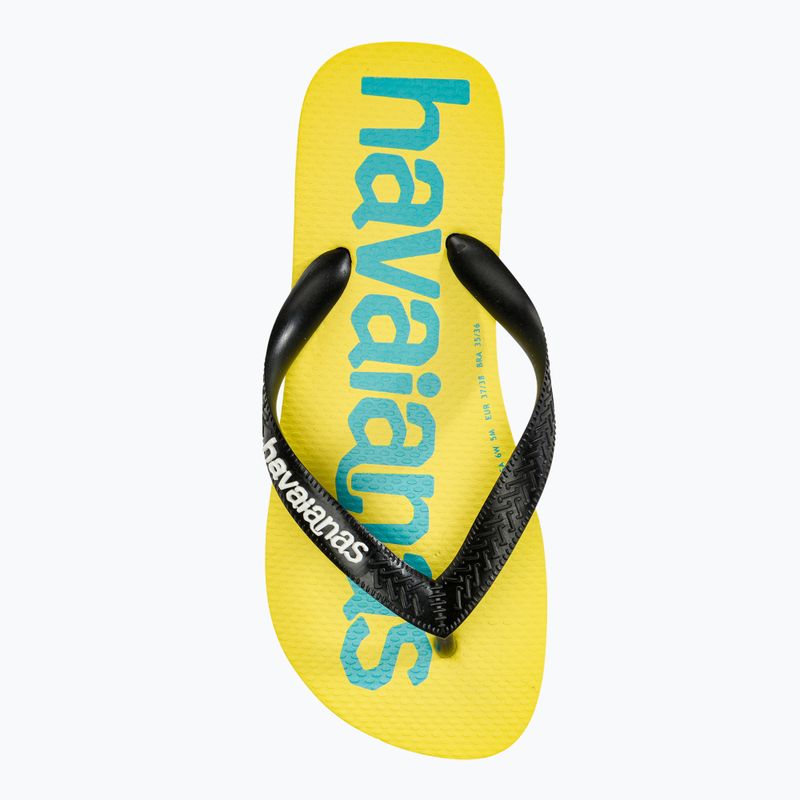 Šlepetės per pirštą Havaianas Top Logomania 2 white / black 5