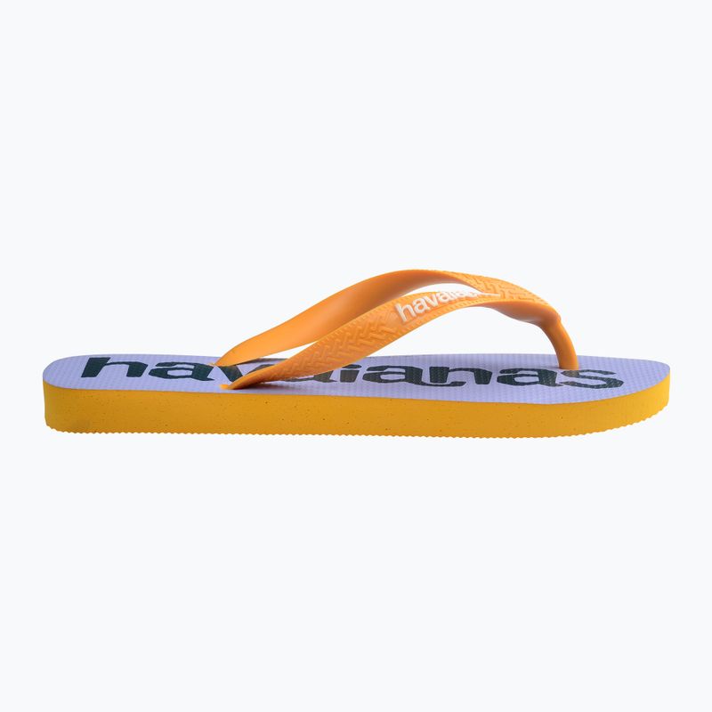 Šlepetės per pirštą Havaianas Top Logomania 2 pop yellow 9