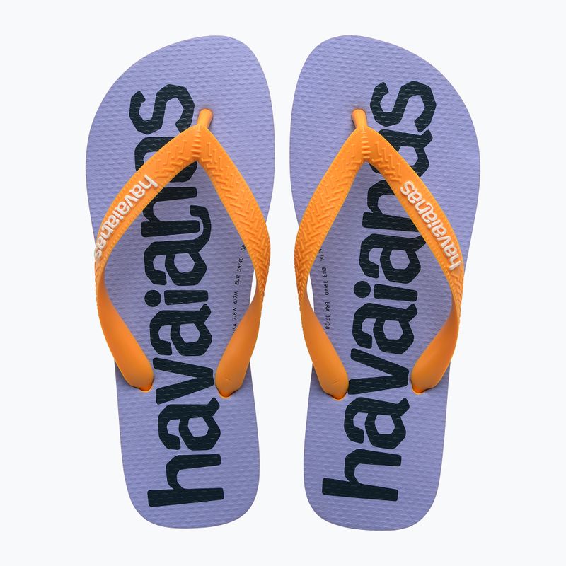 Šlepetės per pirštą Havaianas Top Logomania 2 pop yellow 10