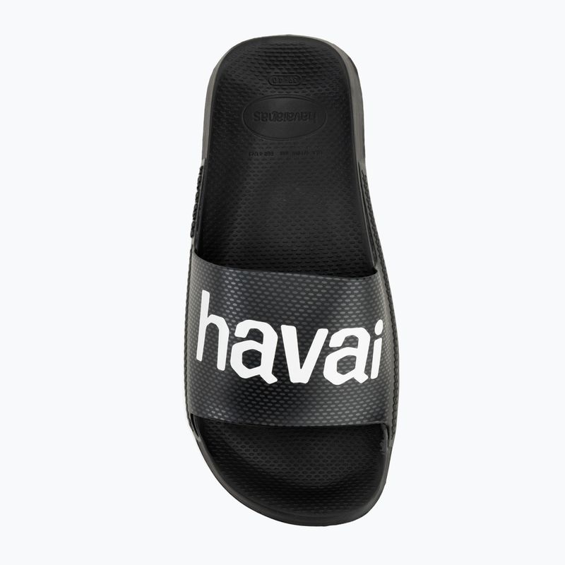 Šlepetės Havaianas Classic Logomania navy black 5