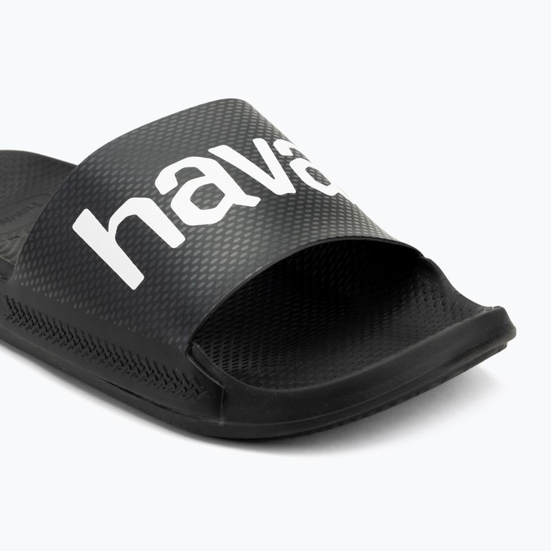 Šlepetės Havaianas Classic Logomania navy black 7