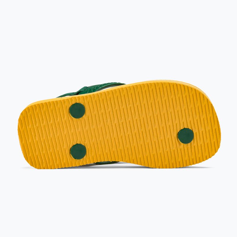 Vaikiški sandalai Havaianas Baby Brasil Logo II pop yellow / amazon 5