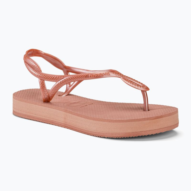 Moteriški sandalai Havaianas Luna Flatform crocus rose