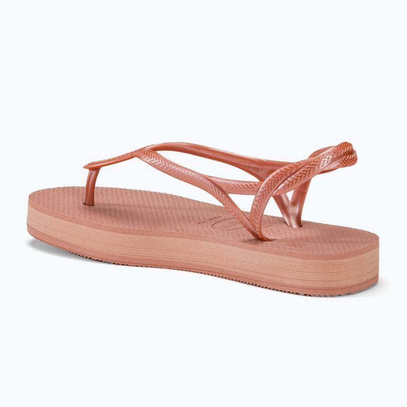 Moteriški sandalai Havaianas Luna Flatform crocus rose 3