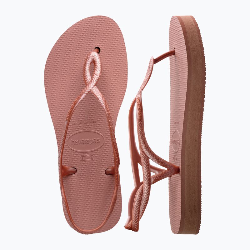 Moteriški sandalai Havaianas Luna Flatform crocus rose 11