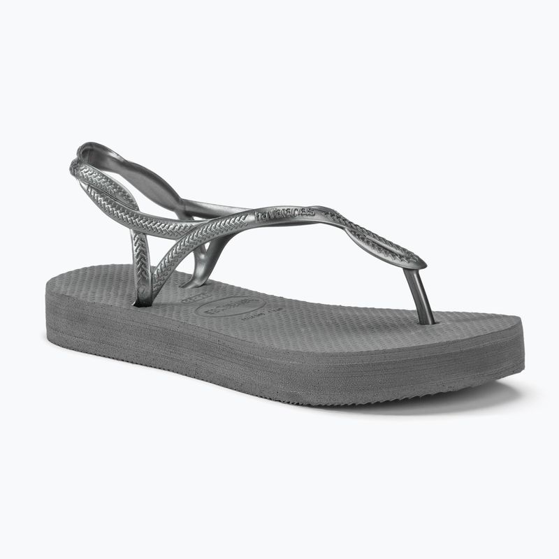 Moteriški sandalai Havaianas Luna Flatform grey steel