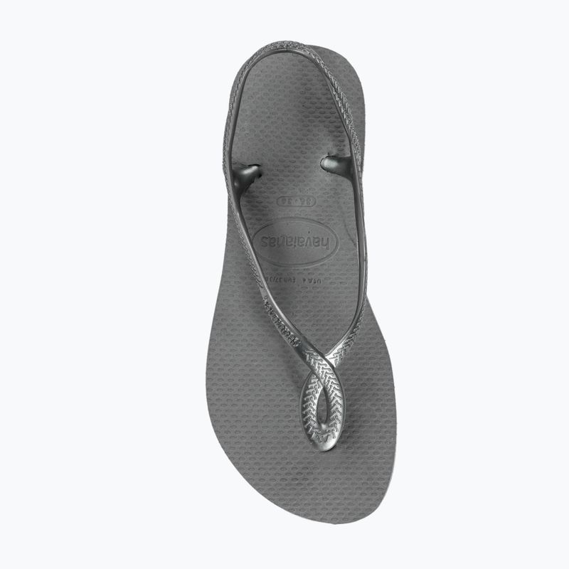 Moteriški sandalai Havaianas Luna Flatform grey steel 5