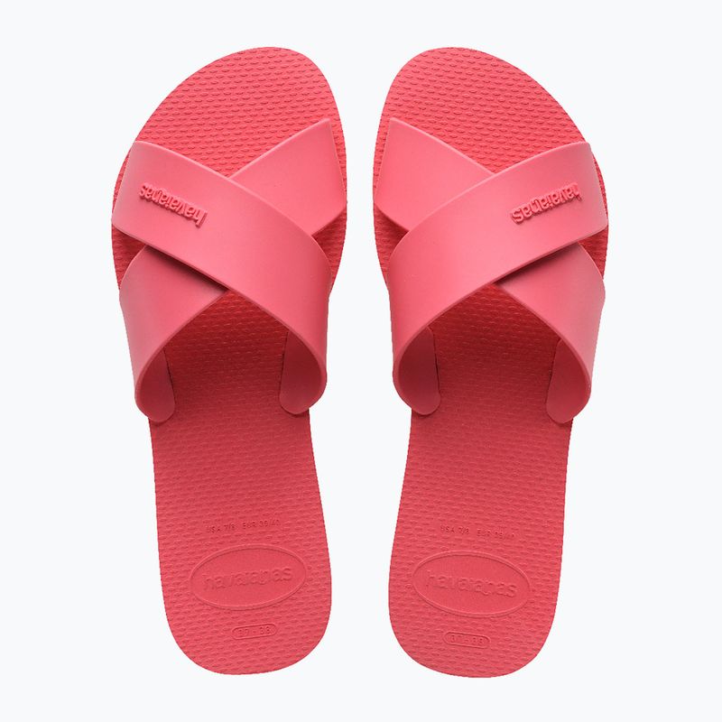 Moteriškos šlepetės Havaianas Aqua pink porcelain 3