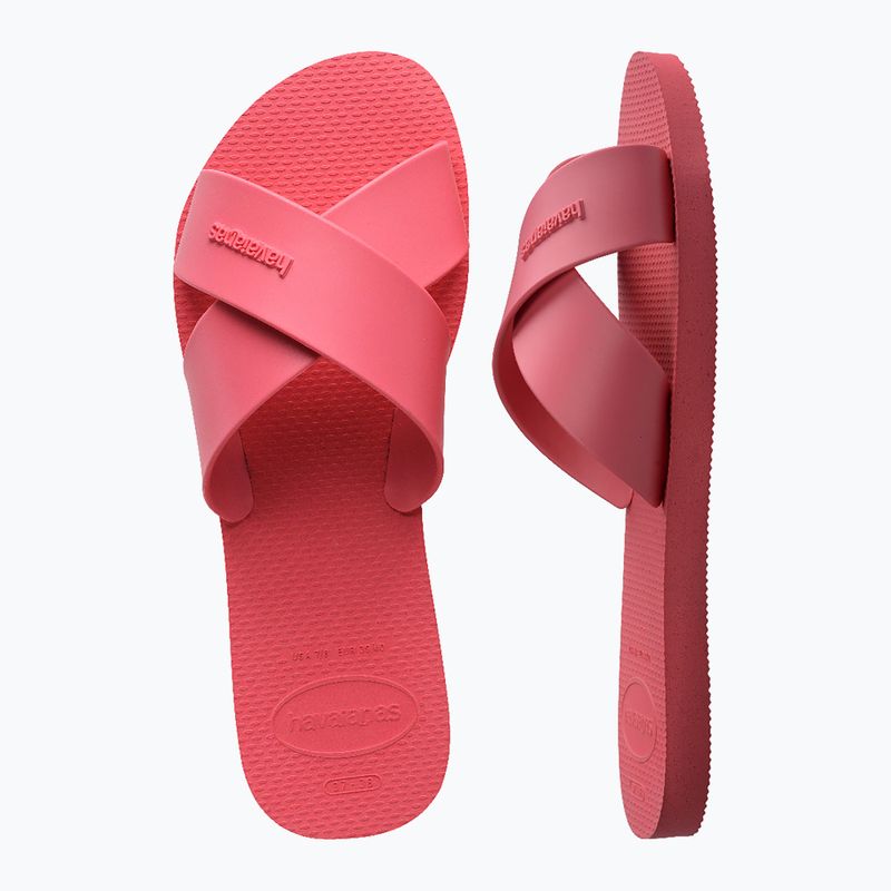 Moteriškos šlepetės Havaianas Aqua pink porcelain 4