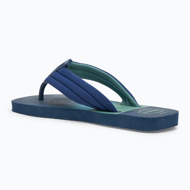 Vyriškos šlepetės per pirštą Havaianas Urban Print indigo blue 3