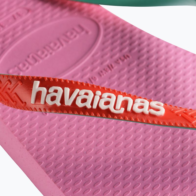 Šlepetės per pirštą Havaianas Top Mix pink lemonade 12