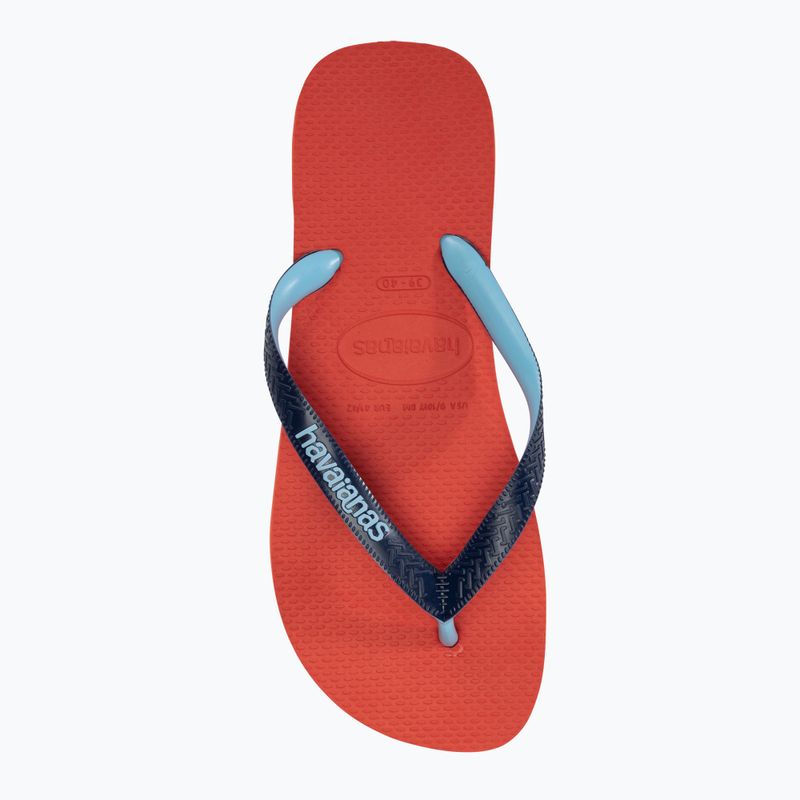 Šlepetės per pirštą Havaianas Top Mix blood orange 5