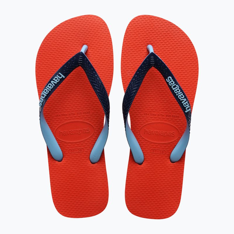 Šlepetės per pirštą Havaianas Top Mix blood orange 10