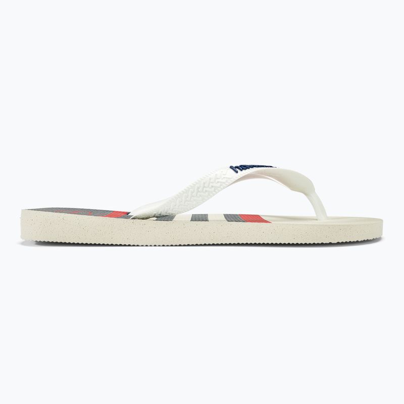 Šlepetės per pirštą Havaianas Top Nautical white / white / navy blue 3