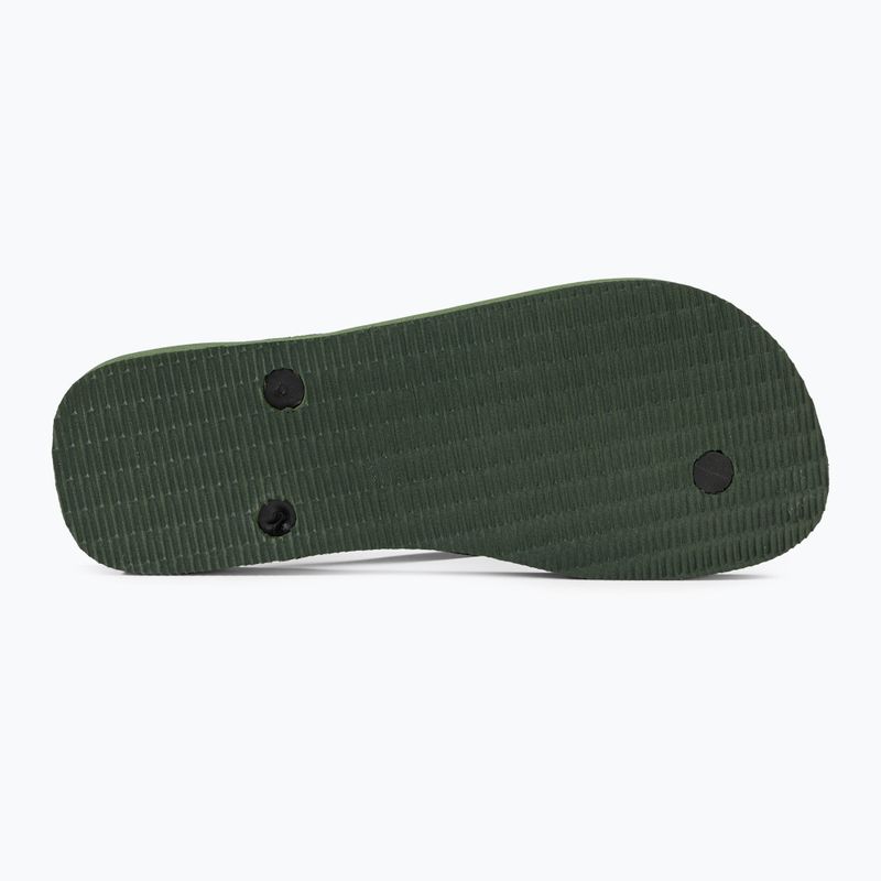 Vyriškos šlepetės per pirštą Havaianas Top Camu green olive / black 4