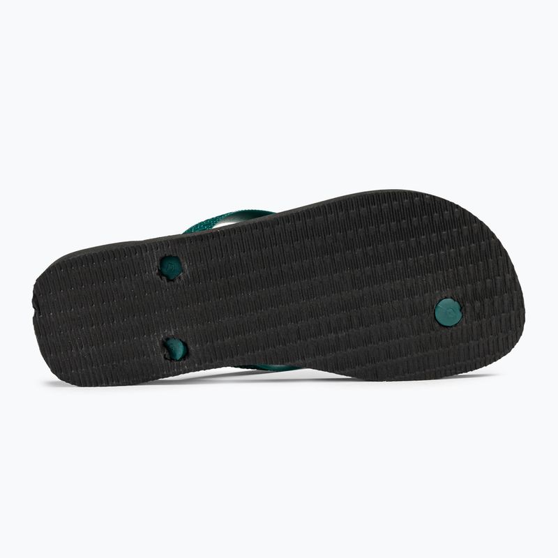 Vyriškos šlepetės per pirštą Havaianas Top Camu black / pantanal green 4