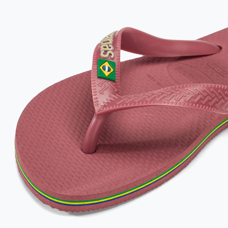 Šlepetės per pirštą Havaianas Brasil Logo pau brasil 7