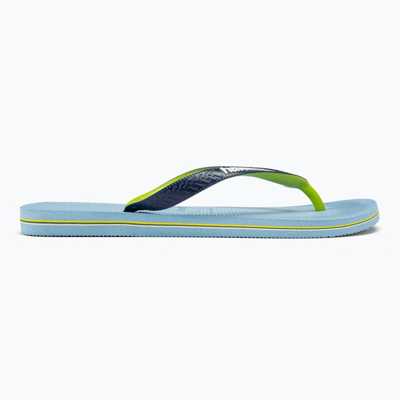 Šlepetės per pirštą Havaianas Brasil Mix lavender blue 2