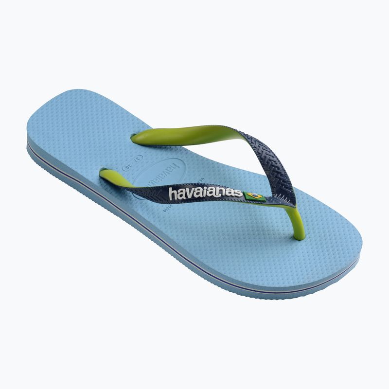 Šlepetės per pirštą Havaianas Brasil Mix lavender blue 8