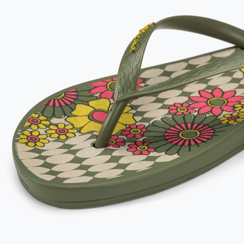 Moteriškos šlepetės per pirštą Ipanema Anatomic Temas green/beige/pink 7