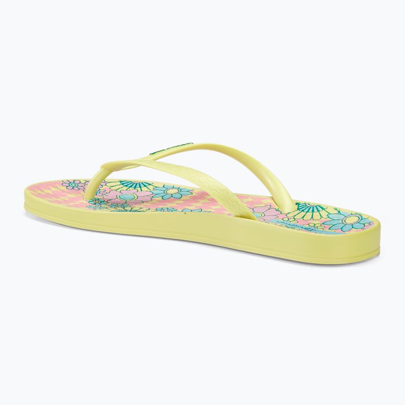 Moteriškos šlepetės per pirštą Ipanema Anatomic Temas yellow/pink/blue 3