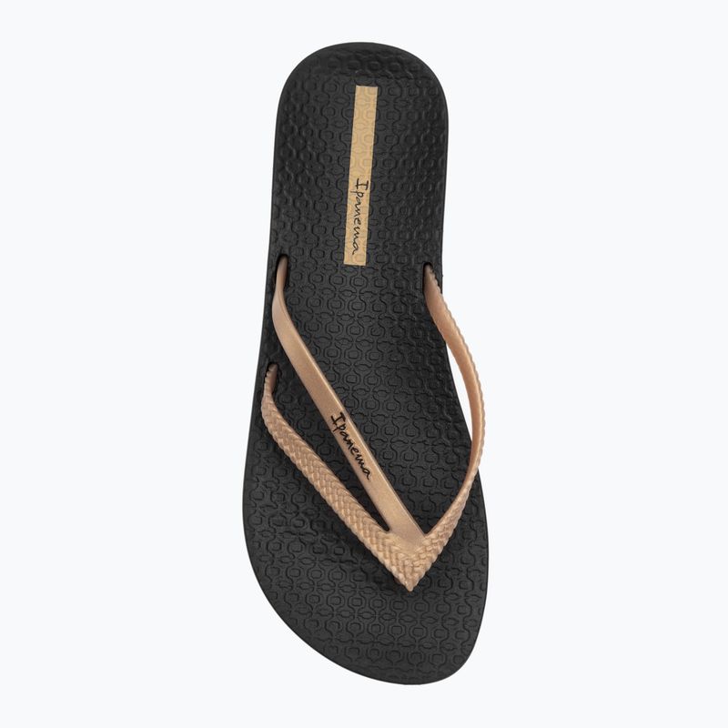 Moteriškos šlepetės per pirštą Ipanema Bossa Soft V black/gold 4
