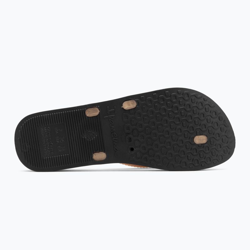 Moteriškos šlepetės per pirštą Ipanema Bossa Soft V black/gold 5