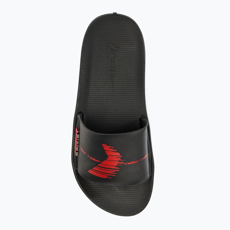 Vaikiškos šlepetės RIDER Speed Slide In black/black/red 5