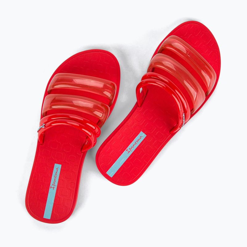 Moteriškos šlepetės Ipanema Puffer Slide red/blue 9