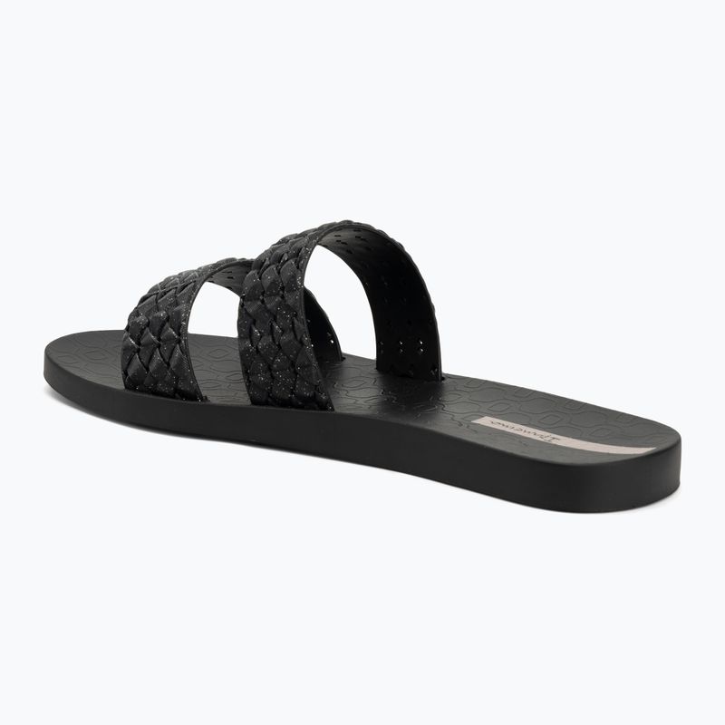 Moteriškos šlepetės Ipanema Renda II black/glitter black 3