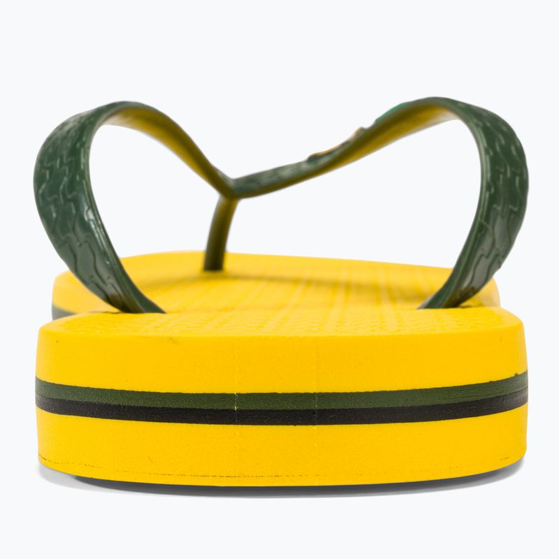 Vyriškos šlepetės per pirštą Ipanema Clas Brasil II AD yellow/green 6