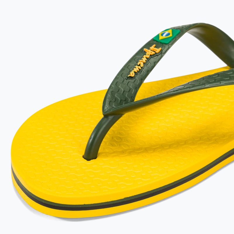 Vyriškos šlepetės per pirštą Ipanema Clas Brasil II AD yellow/green 7