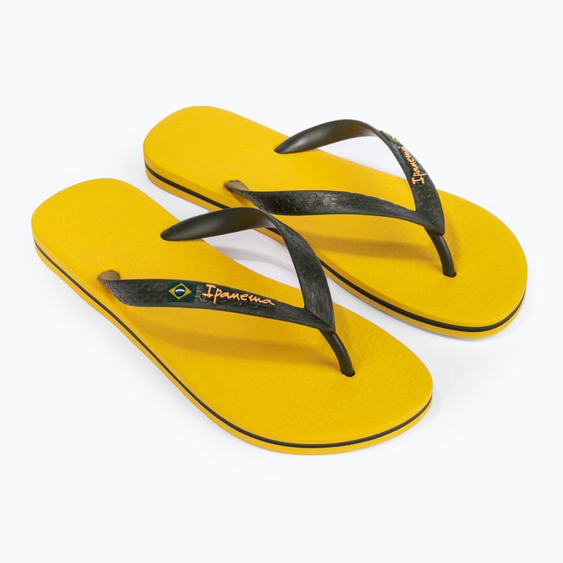 Vyriškos šlepetės per pirštą Ipanema Clas Brasil II AD yellow/green 8