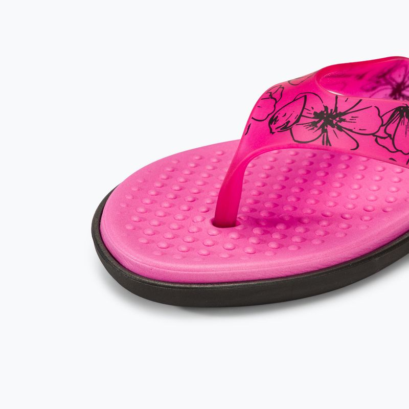 Moteriškos šlepetės per pirštą RIDER Aqua V black/pink 7