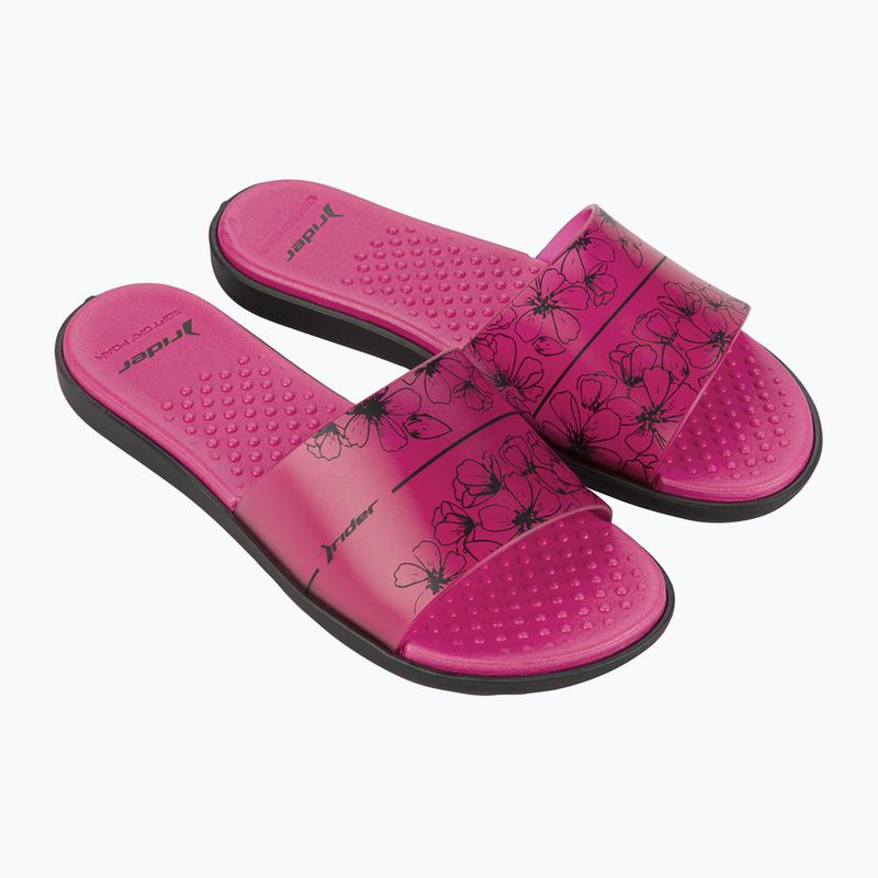 Moteriškos šlepetės RIDER Splash V black/pink