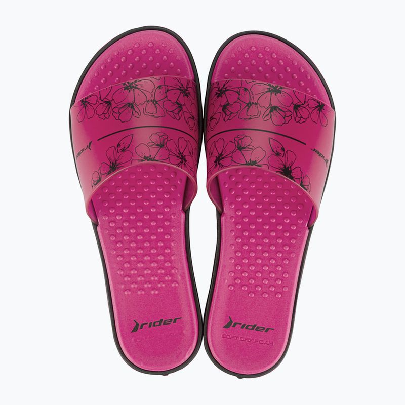 Moteriškos šlepetės RIDER Splash V black/pink 2